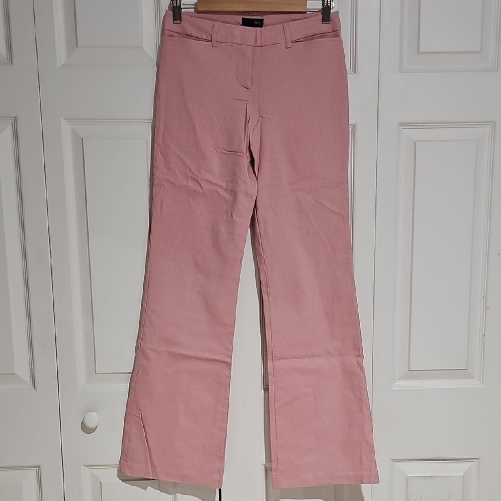 Zinc Blush Pink Straight-Leg Dress Pants – Size 1